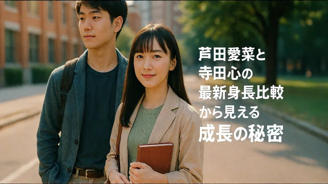 芦田愛菜と寺田心の最新身長比較
